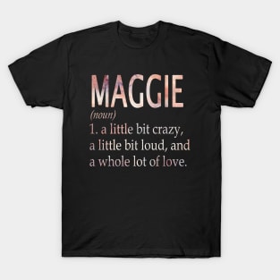 Maggie Girl Name Definition T-Shirt